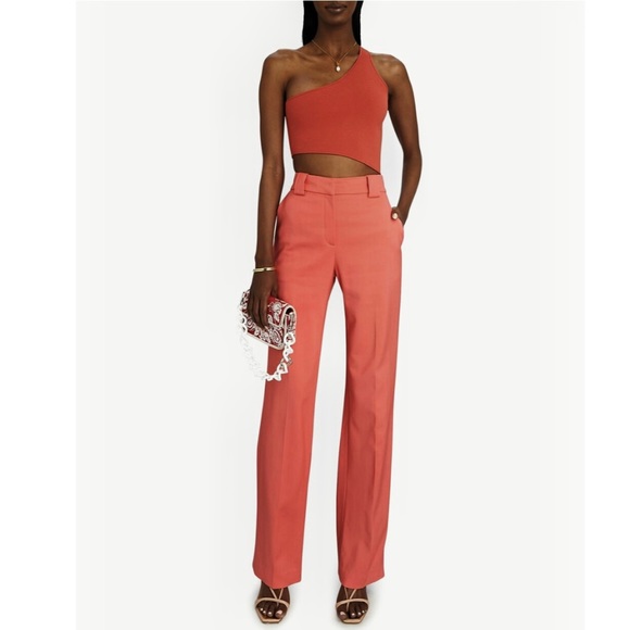 NEW A.L.C. REVOLVE ONE-SHOULDER CROP TOP - Picture 9 of 10